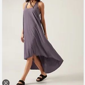 Athleta Presidio Laser Cut Asymmetrical Dress